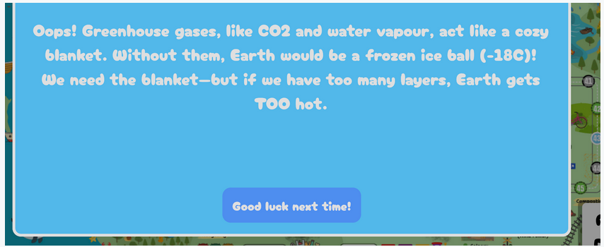 Explanation Message