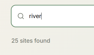 UI Search Result Count