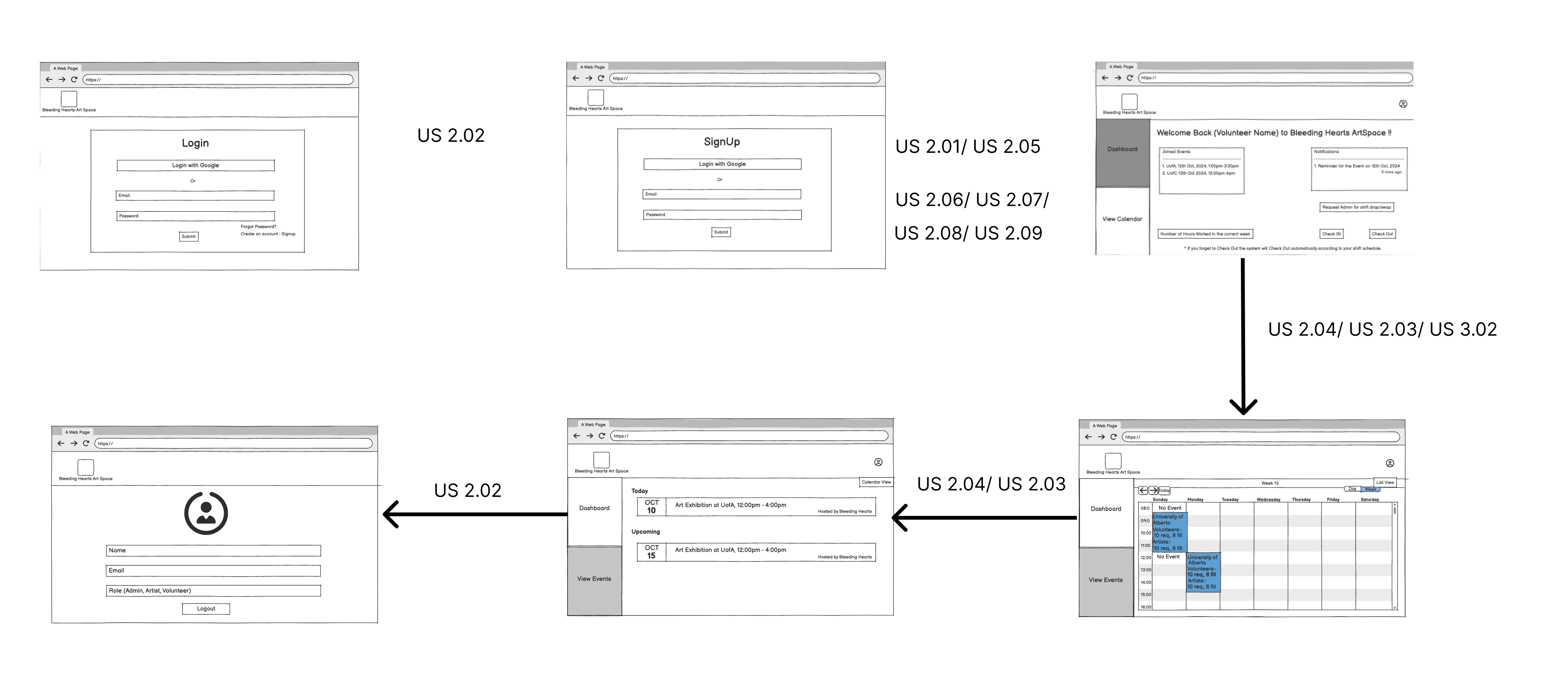 Volunteer UI